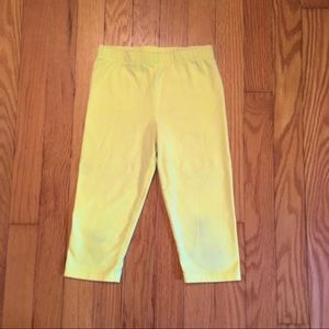 Oshkosh Capri Leggings Bright Yellow Size 7